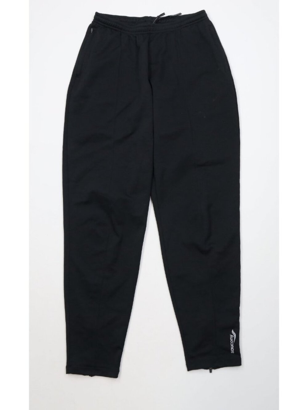 Vtg Saucony Mens Medium Distressed Reflective Tapered Leg Running Jogging Pants